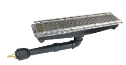 Infrared clearance gas burner